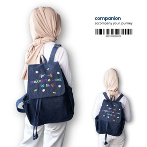 Image of (companion) Spring Backpack Jeans Playfull Edition