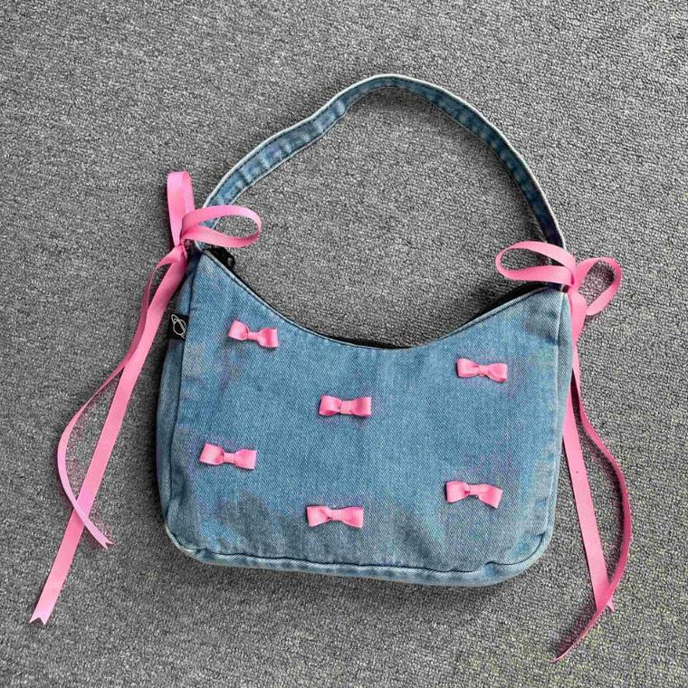 (companion) Seville Shoulder Bag Jeans Baguette Coquette