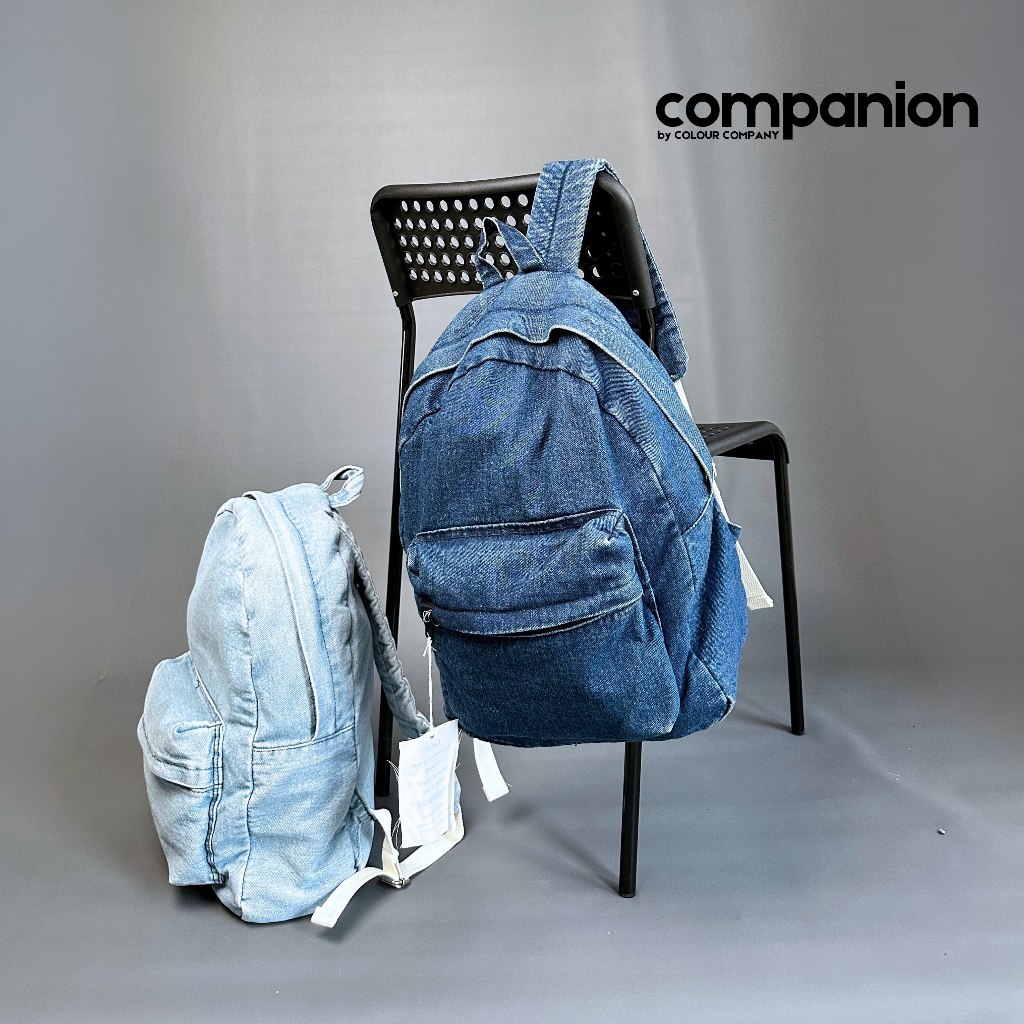 COMPANION Hawkins Backpack Denim / Ransel Jeans / Tas Punggung