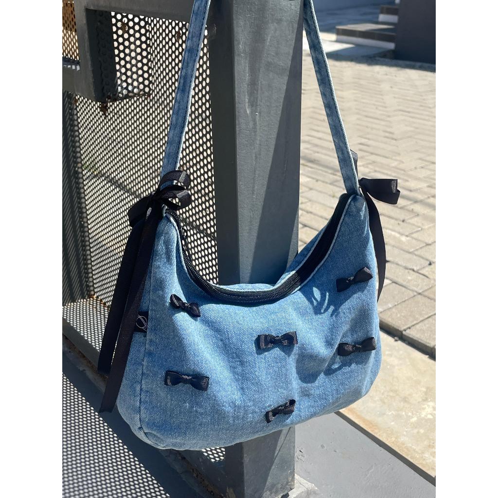 (companion) Seville Shoulder Bag Jeans Baguette Coquette