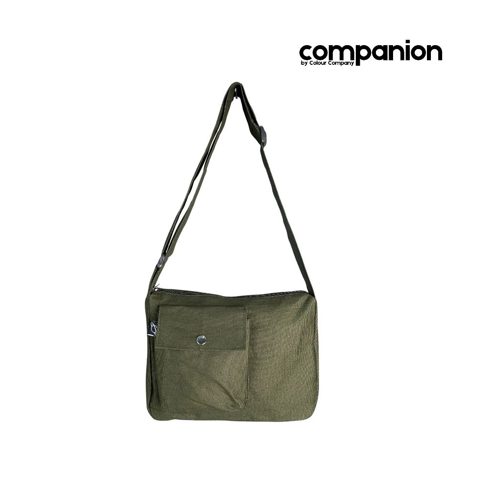 SAVIOUR SINGLE SAKU TAS SLING BAG CANVAS POCKET UNISEX PRIA & WANITA