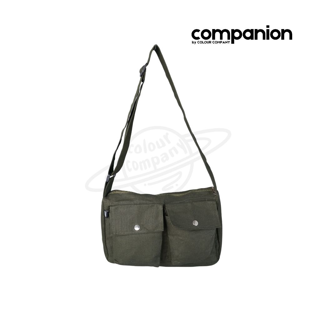 SAVIOUR DOUBLE SAKU SLINGBAG CANVAS UNISEX 2 POCKET