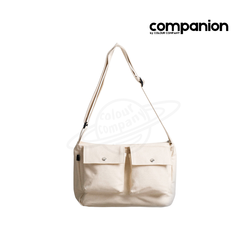SAVIOUR DOUBLE SAKU SLINGBAG CANVAS UNISEX 2 POCKET