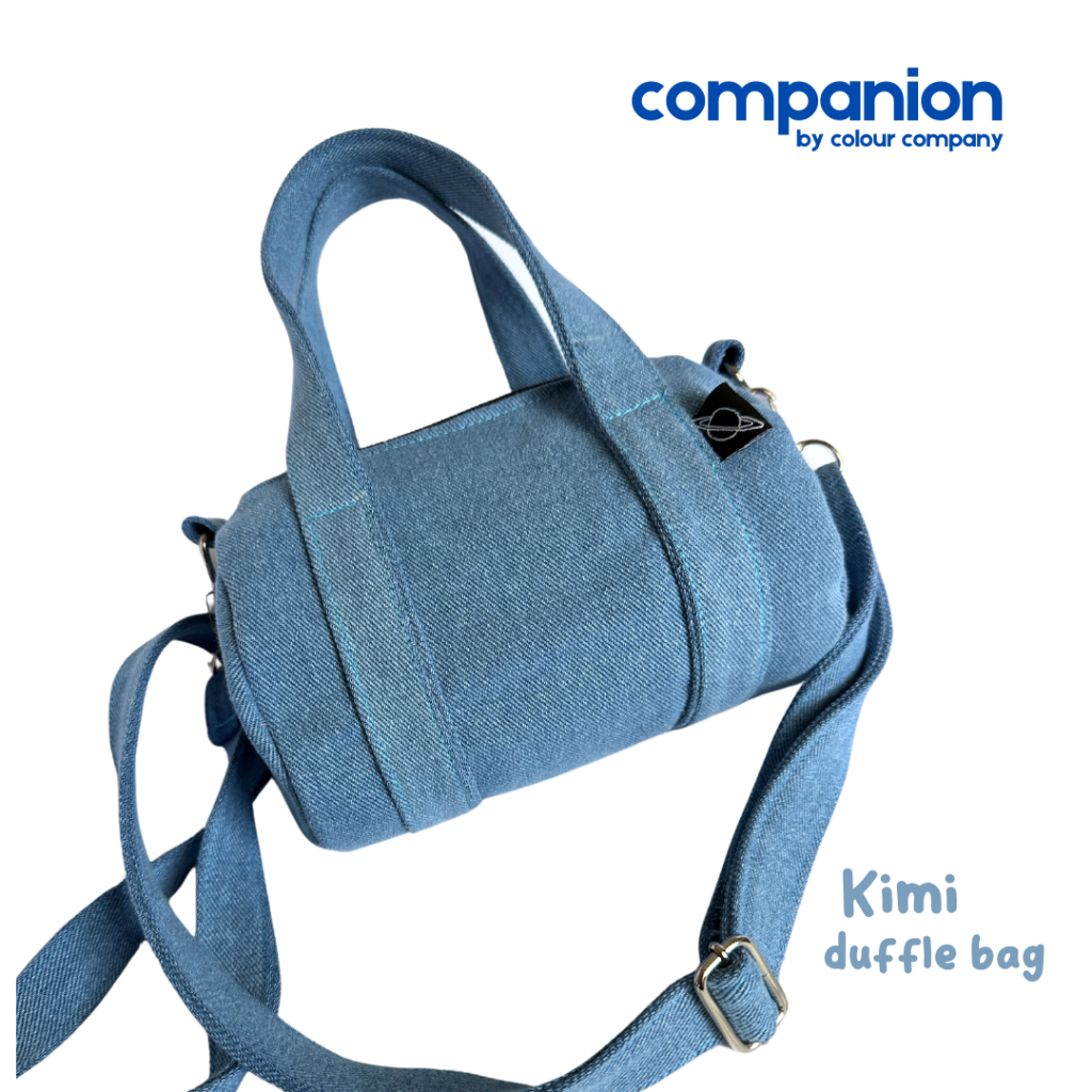 (companion) Kimi Mini Duffle Sling Bag Denim I Tas Selempang Jeans