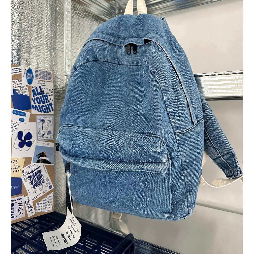 COMPANION Hawkins Backpack Denim / Ransel Jeans / Tas Punggung