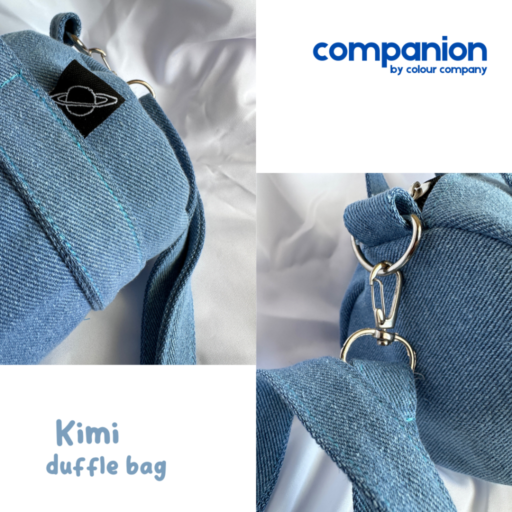 (companion) Kimi Mini Duffle Sling Bag Denim I Tas Selempang Jeans