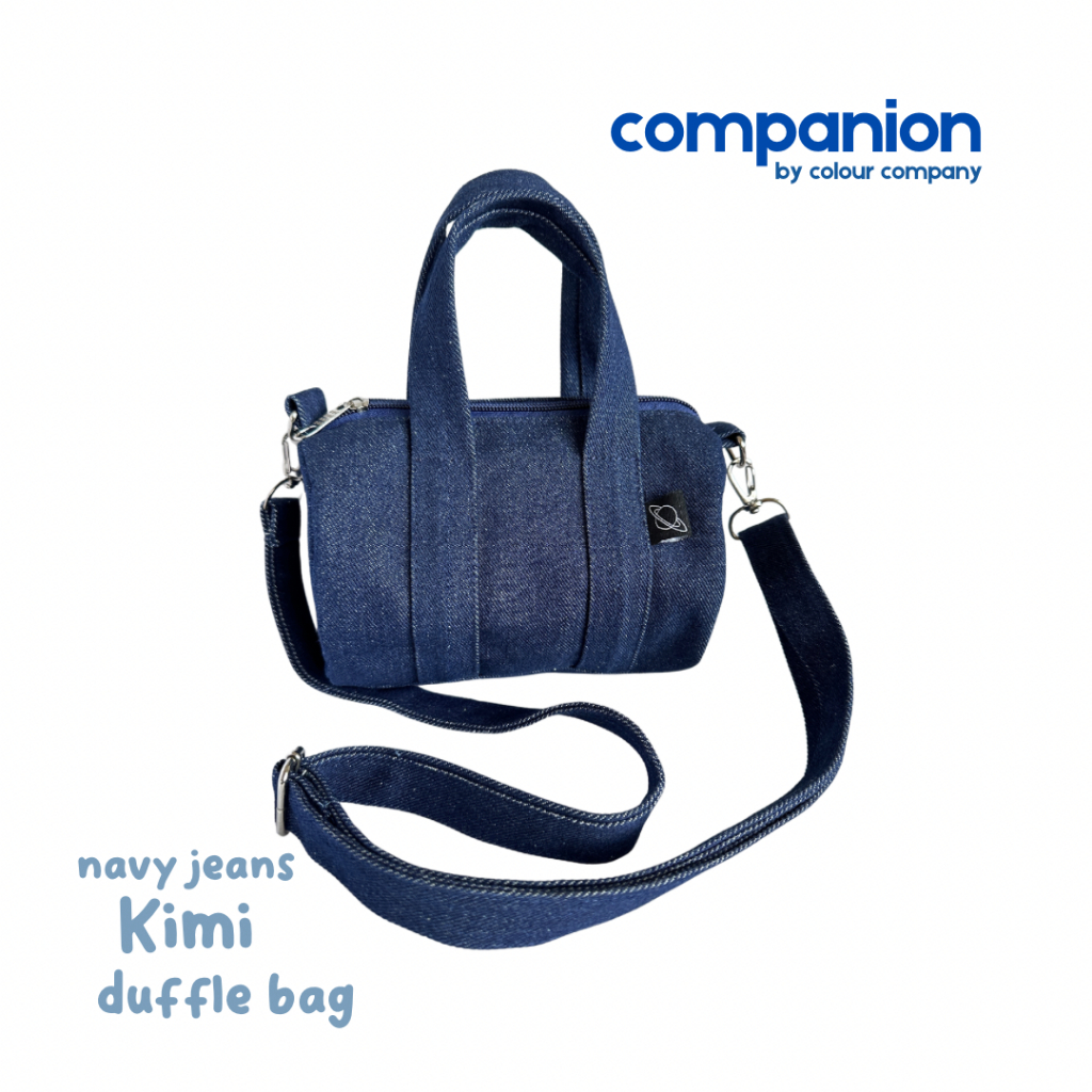 (companion) Kimi Mini Duffle Sling Bag Denim I Tas Selempang Jeans