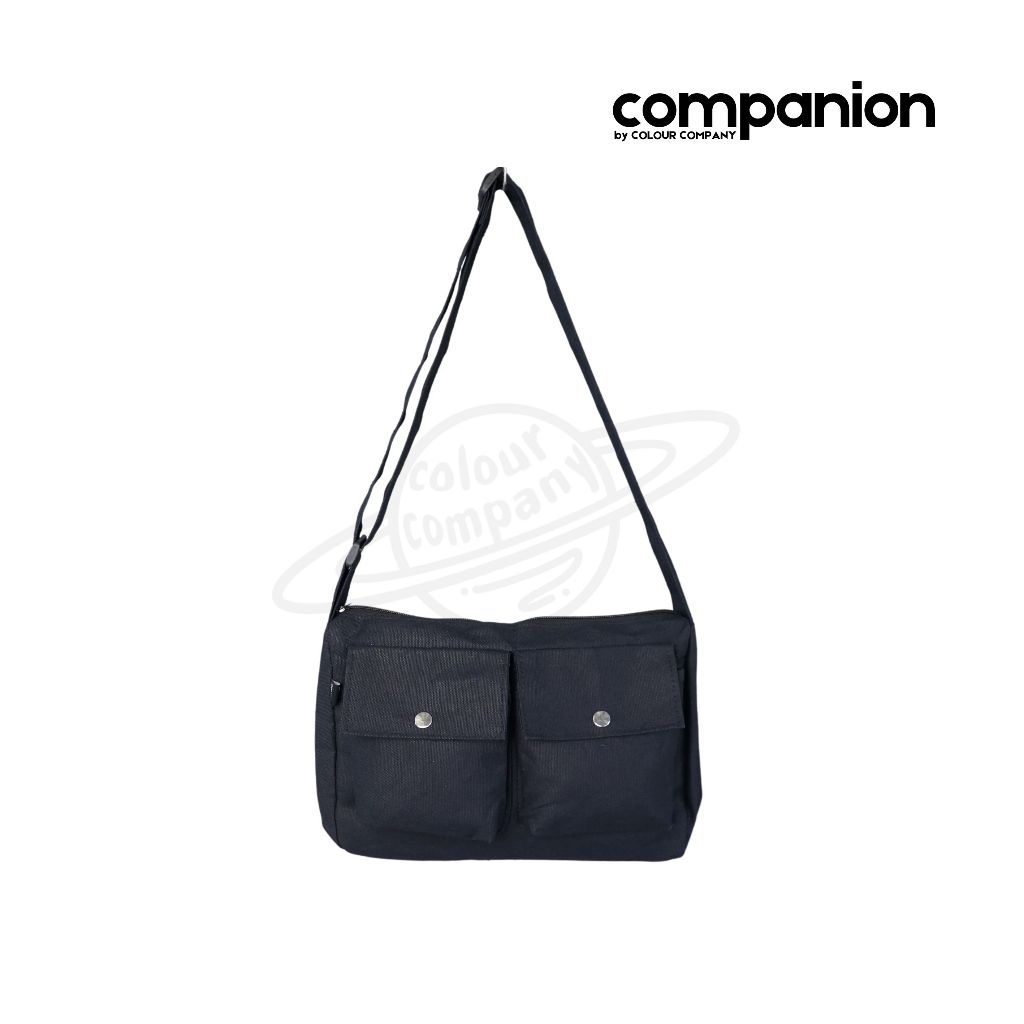 SAVIOUR DOUBLE SAKU SLINGBAG CANVAS UNISEX 2 POCKET