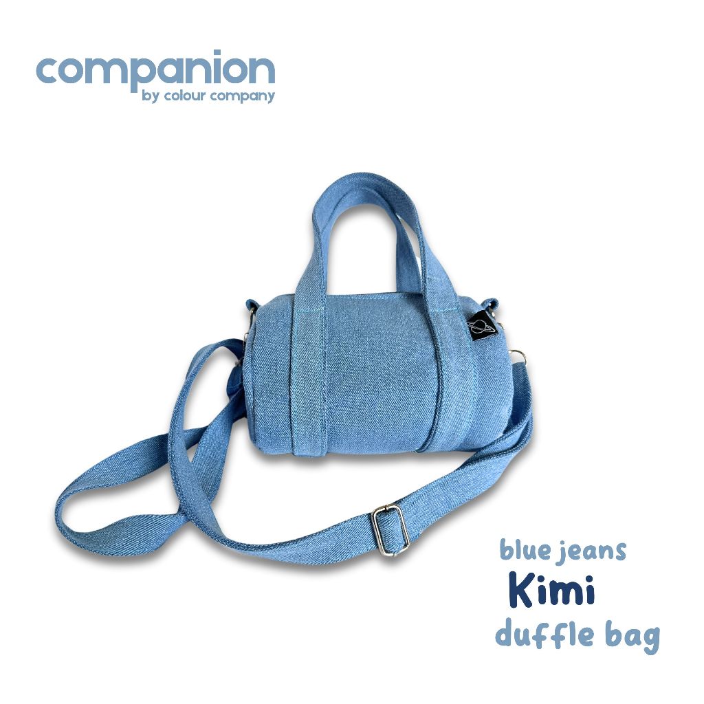 (companion) Kimi Mini Duffle Sling Bag Denim I Tas Selempang Jeans
