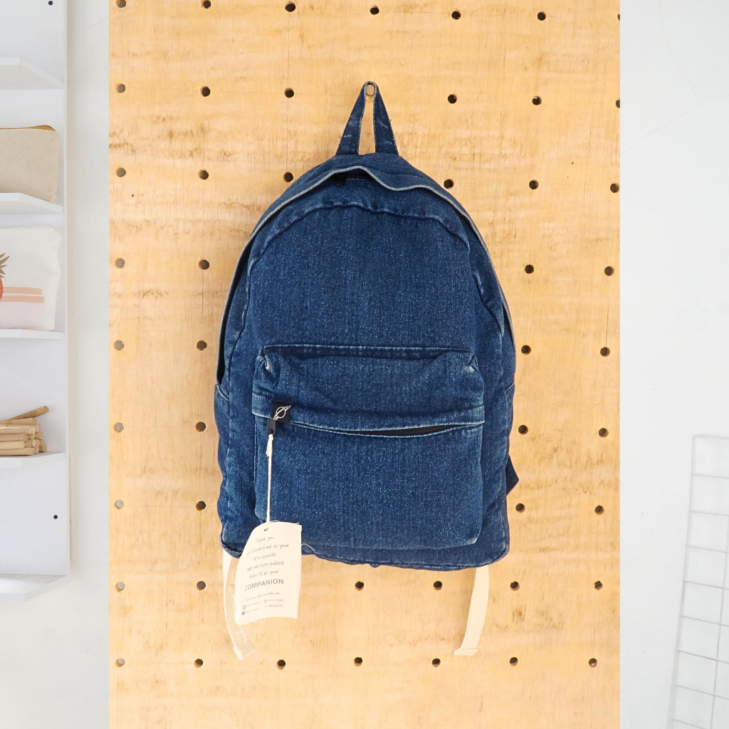 COMPANION Hawkins Backpack Denim / Ransel Jeans / Tas Punggung