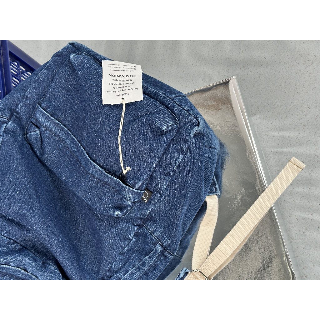 COMPANION Hawkins Backpack Denim / Ransel Jeans / Tas Punggung