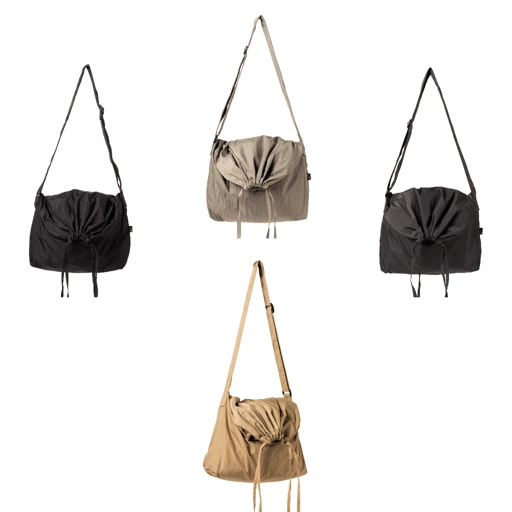 Image of (Companion) Falten Drawsting Sling Bag Nylon Crinckle Slingbag