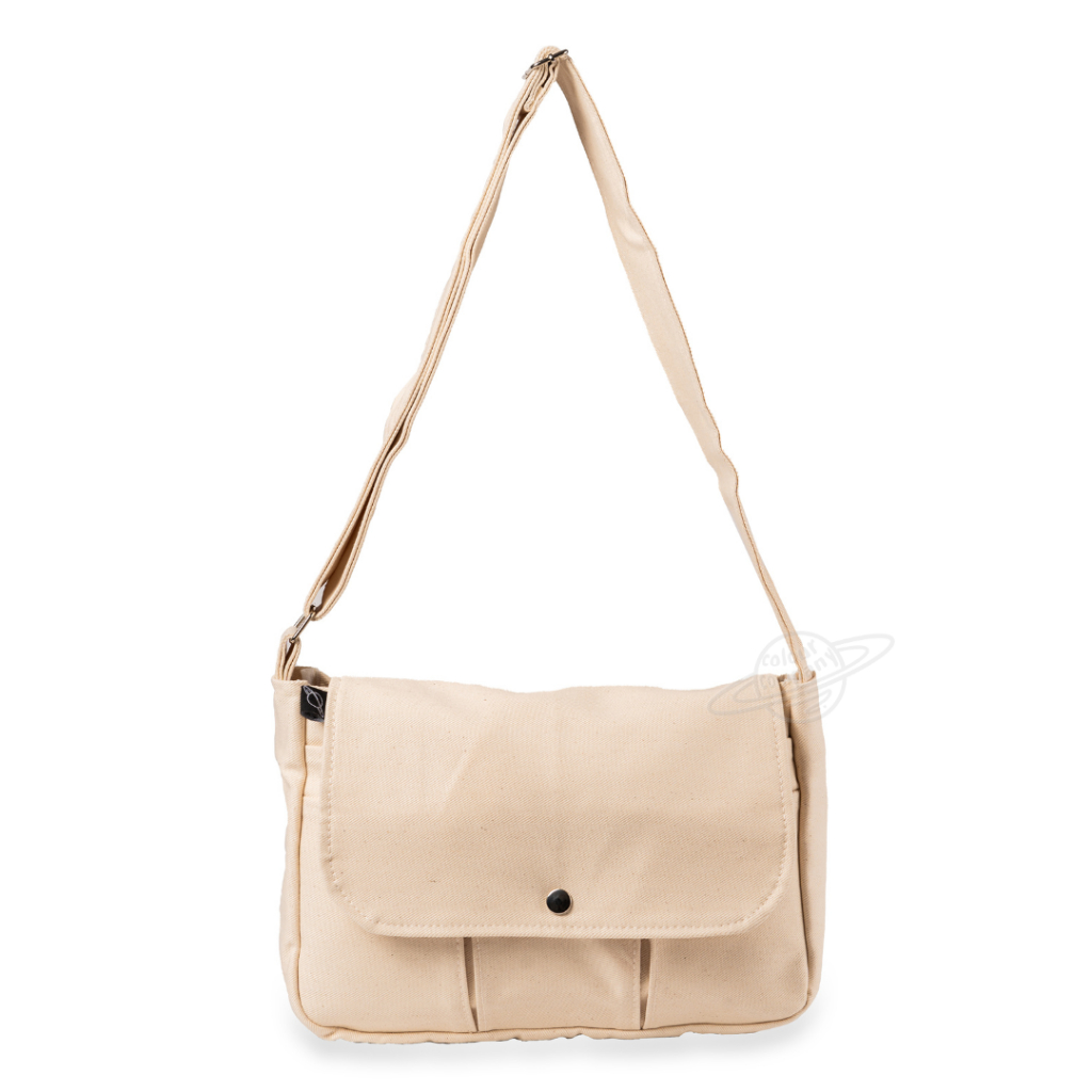 Colour Company Library Series Sling Bag Canvas Slot Laptop Compartment