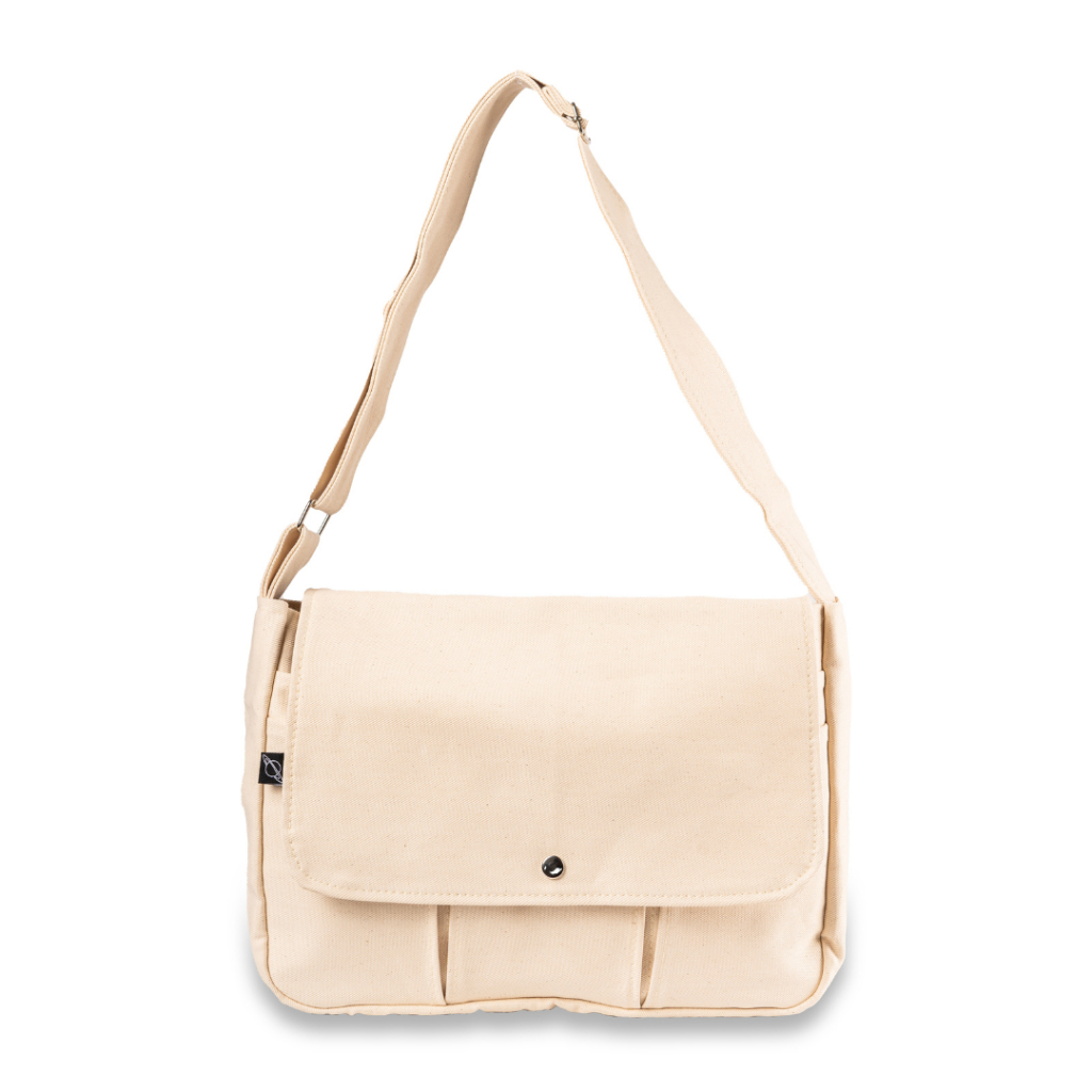 Colour Company Library Series Sling Bag Canvas Slot Laptop Compartment