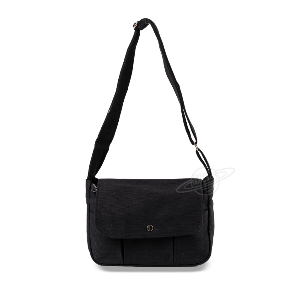 Colour Company Library Series Sling Bag Canvas Slot Laptop Compartment