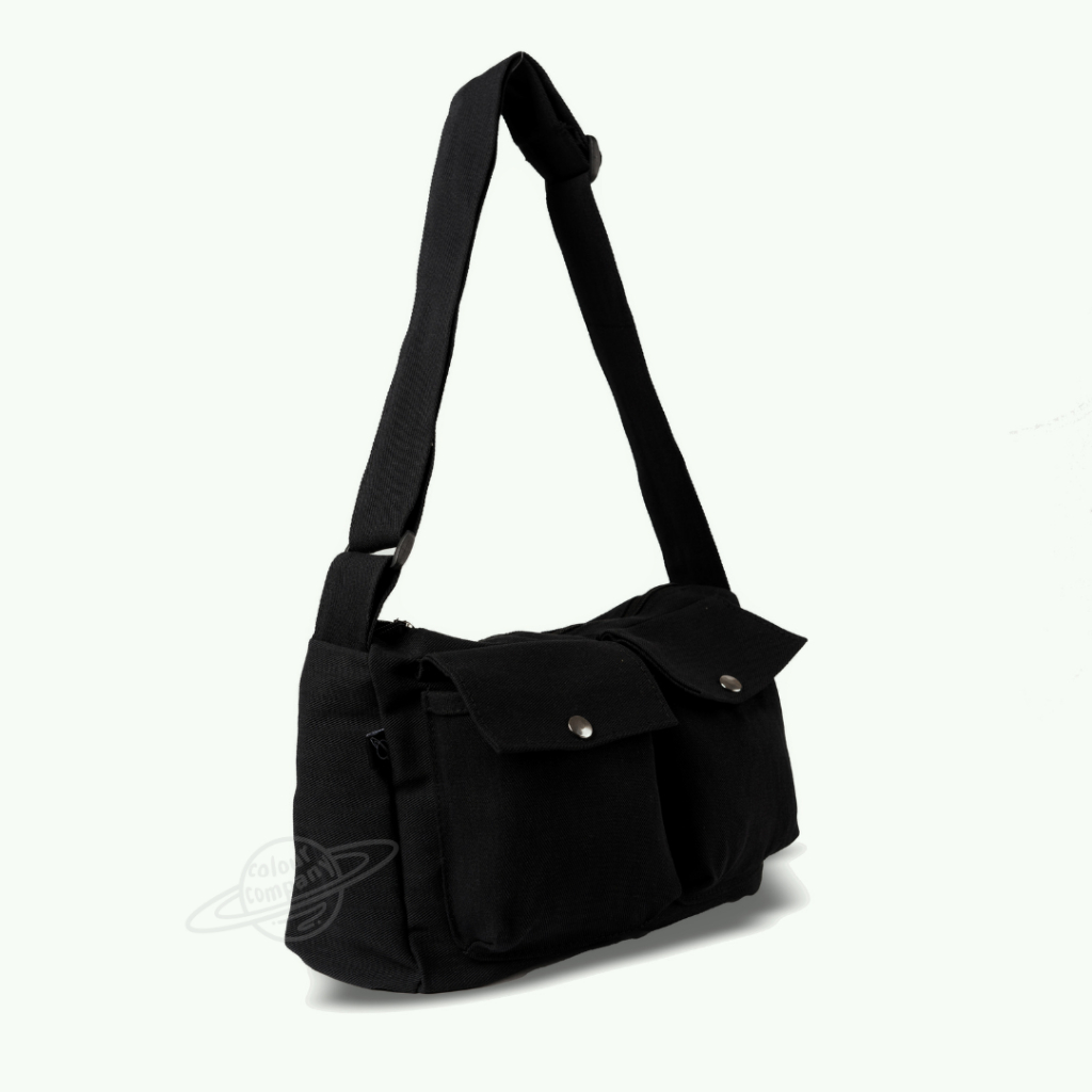 SAVIOUR DOUBLE SAKU SLINGBAG CANVAS UNISEX 2 POCKET