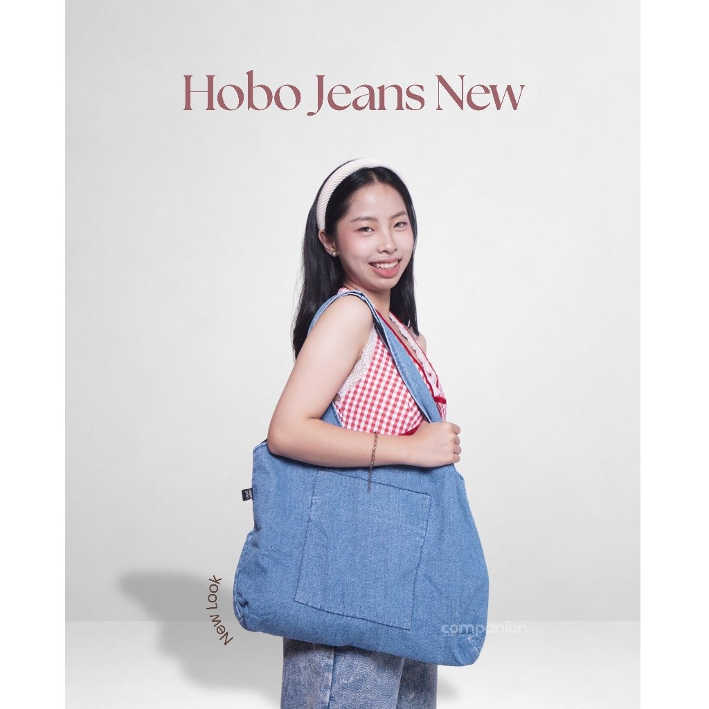 HOBO JEANS NEW - Totebag Wanita Denim