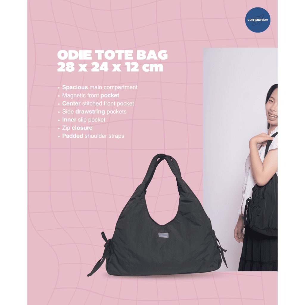 (COMPANION) Odie Bag totebag and shoulder bag tas bahu wanita polyester