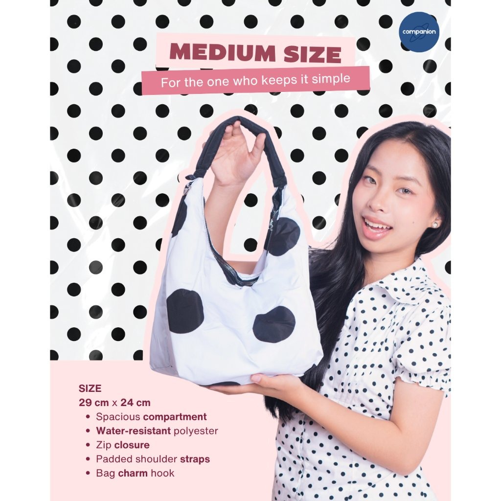 Polka Pop Totebag || Kuliah Kerja Wanita