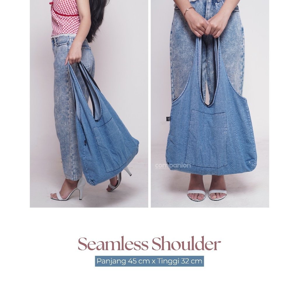 HOBO JEANS NEW - Totebag Wanita Denim