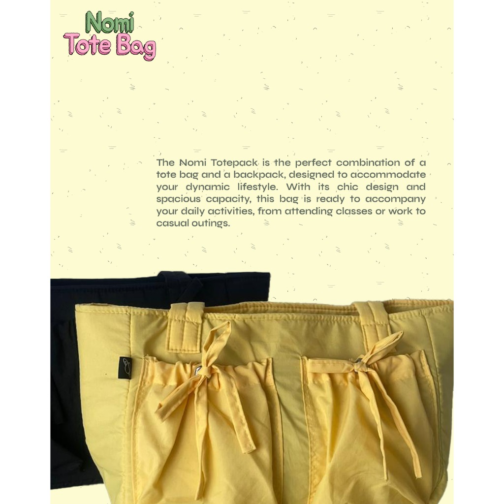 (companion) Nomi Tote bag | Tote Bag Wanita | Tas kuliah cewek