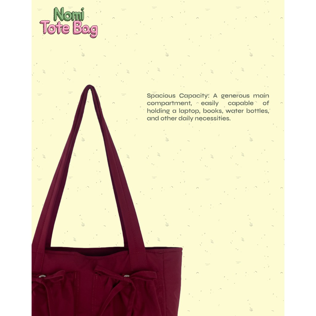 (companion) Nomi Tote bag | Tote Bag Wanita | Tas kuliah cewek
