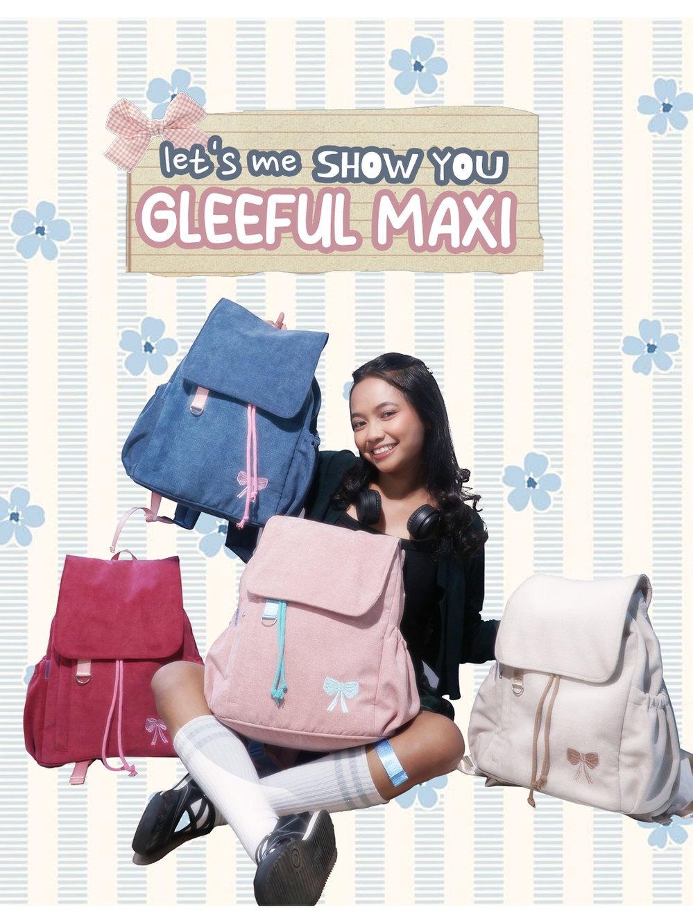 Gleeful Maxi - Backpack Laptop Wanita