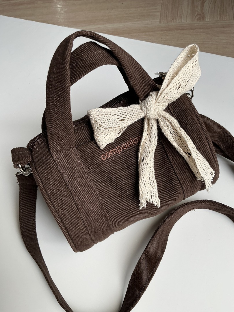 (companion) Kimi Mini Choco Duffle Sling Bag I Tas Selempang Denim
