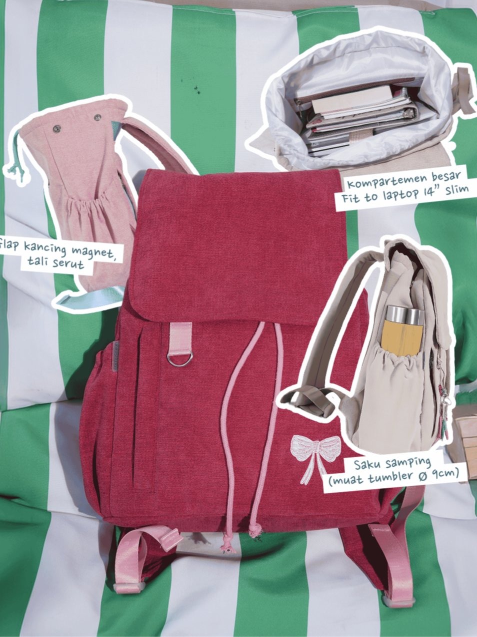 Gleeful Maxi - Backpack Laptop Wanita