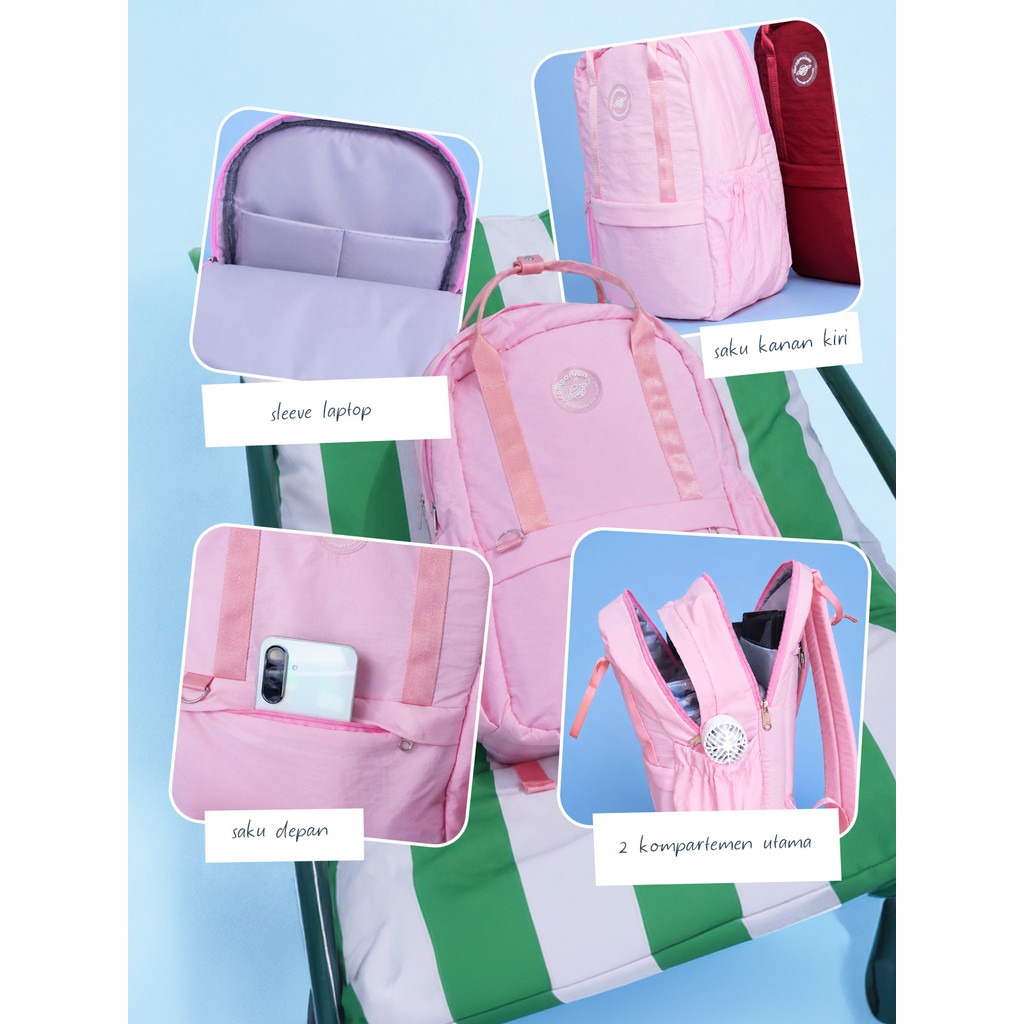 MORIE Backpack - Desain Anti Air, Kapasitas Besar