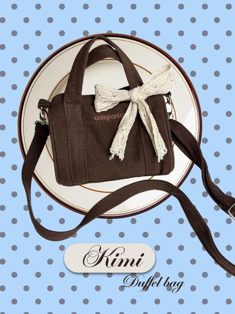 (companion) Kimi Mini Choco Duffle Sling Bag I Tas Selempang Denim
