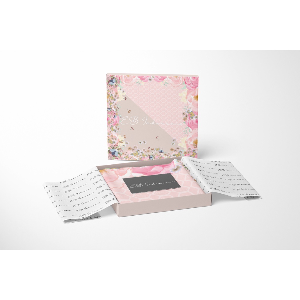 The Aurora Butterfly Scarf - Soft Pink & Soft Brown
