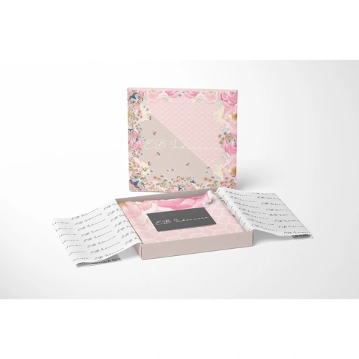 Image of The Aurora Butterfly Scarf - Soft Pink & Soft Brown