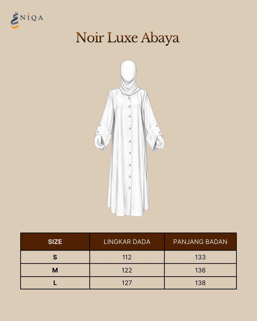 Noir Luxe Abaya