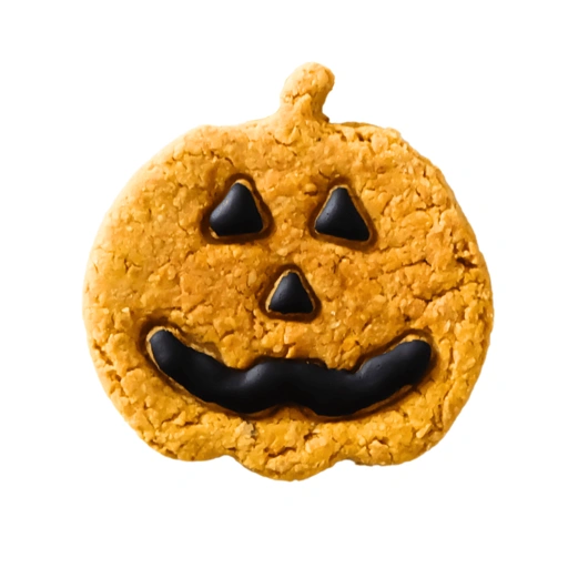 Halloween: Jack-O-Lantern Dog Cookie