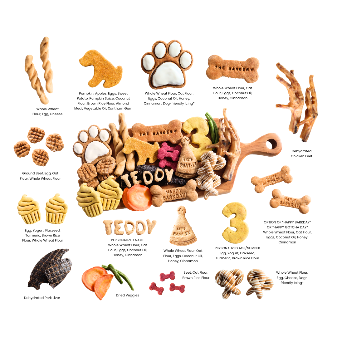 Barkuterie Box (Charcuterie for Dogs) - Personalized