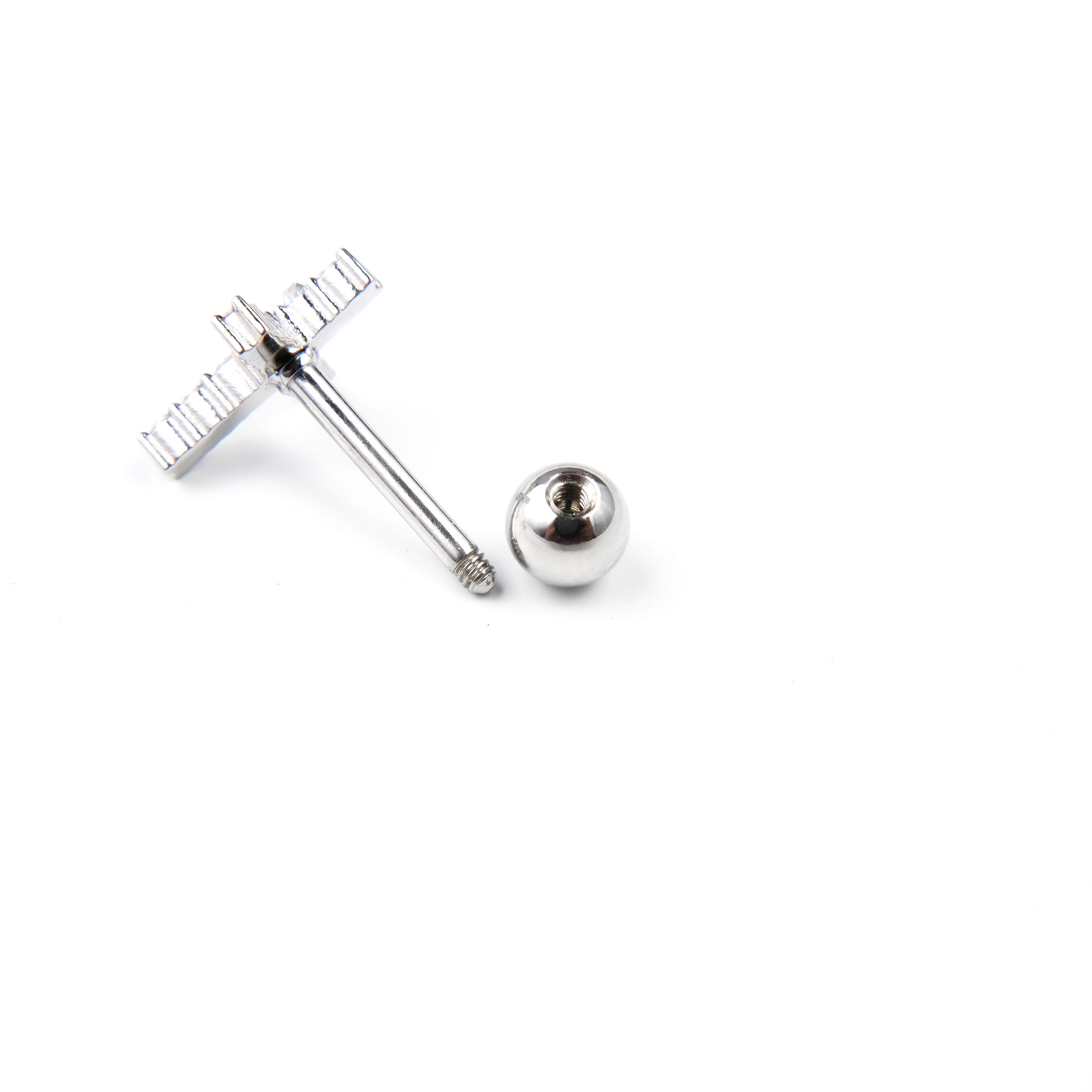 Cross Stud Stainless Steel Jewelry