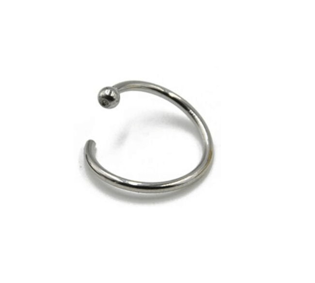 Titanium Fixed Bead Ring 1.0mm