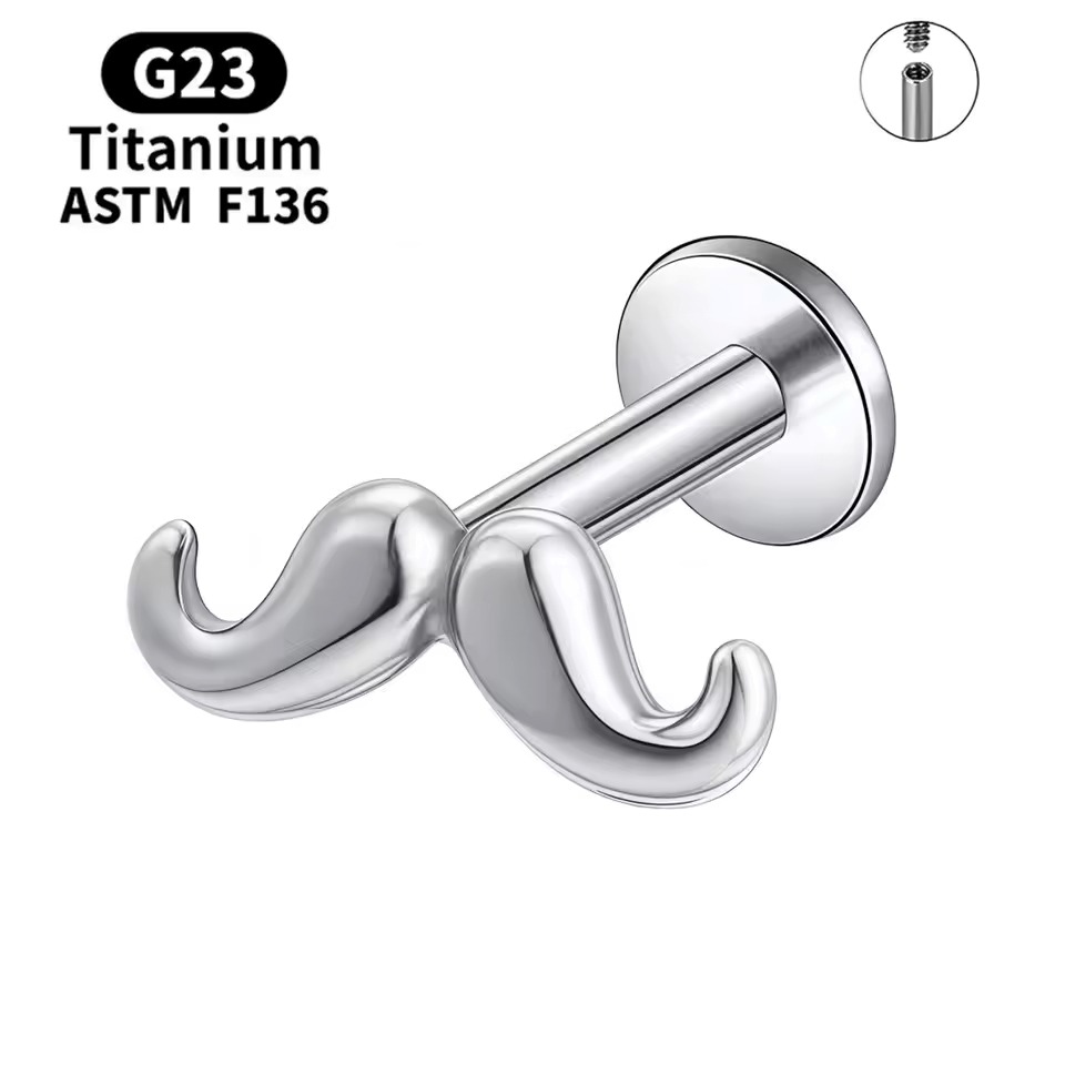 mustache - Titanium