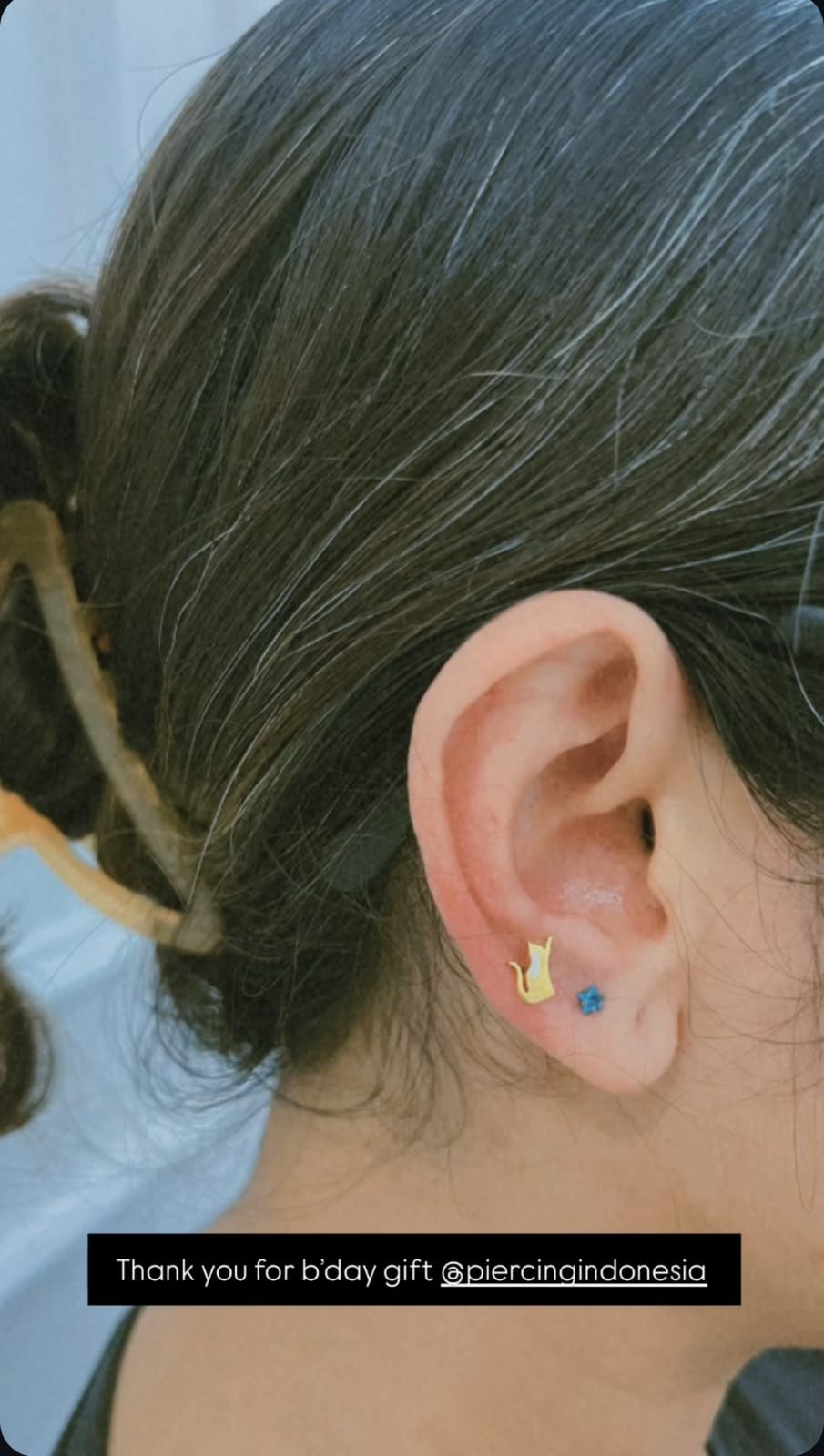 Cat B Piercing Replacement (just Top) - Titanium