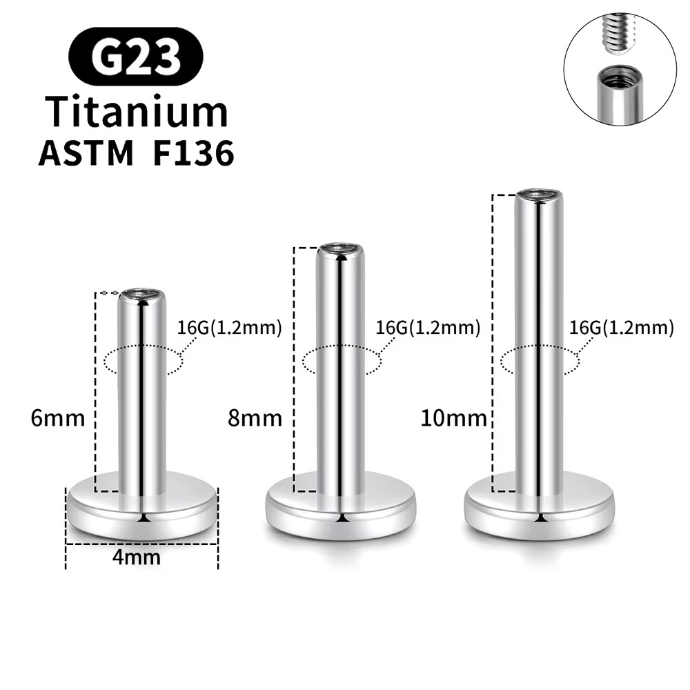 Post Piercing Replacement (just Post / Post only) - Titanium