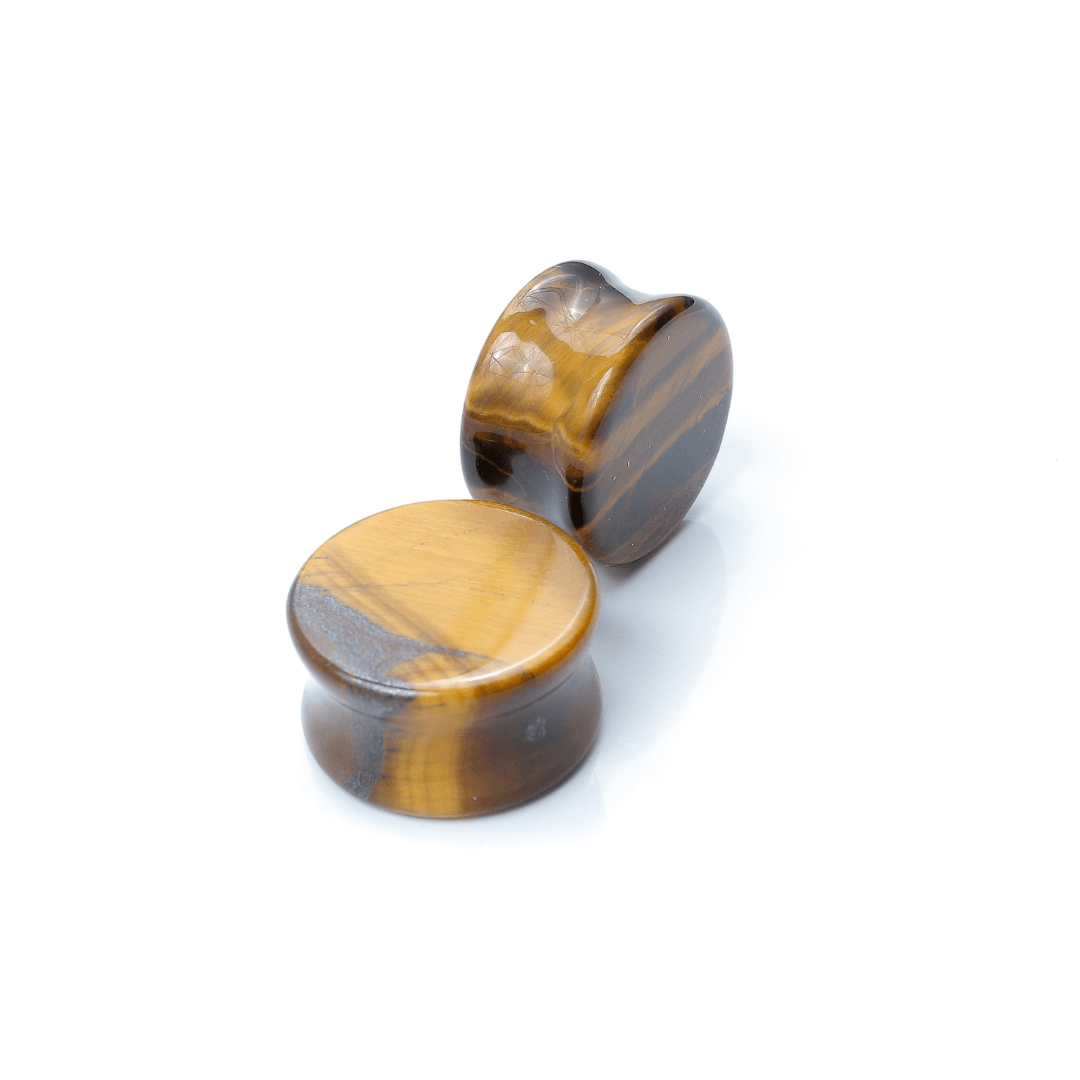 Tigers Eye - Stone Plugs