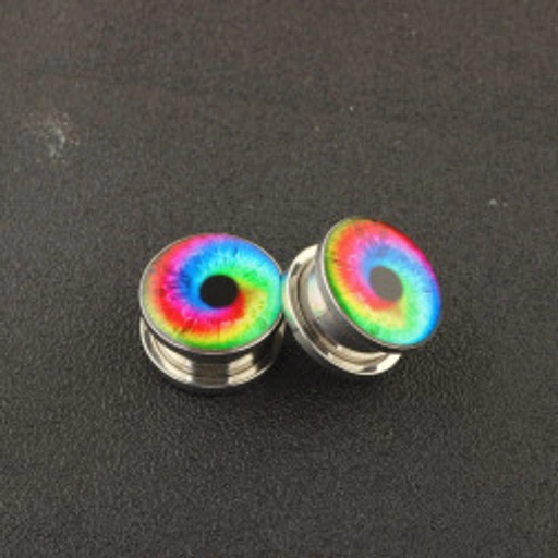 Image of Rainbowburst - Steel Plugs