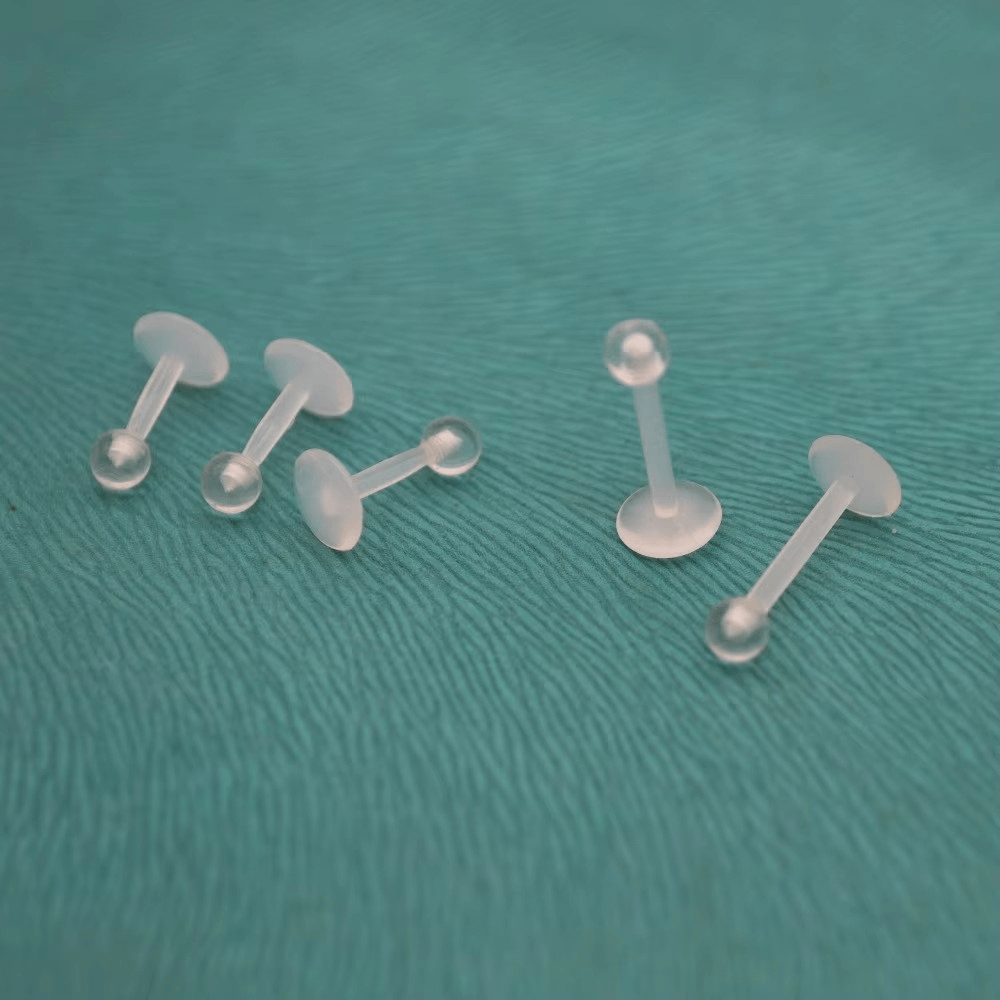 Clear Acrylic Retainer Flexible - Flatback