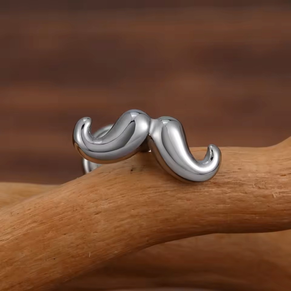 mustache - Titanium