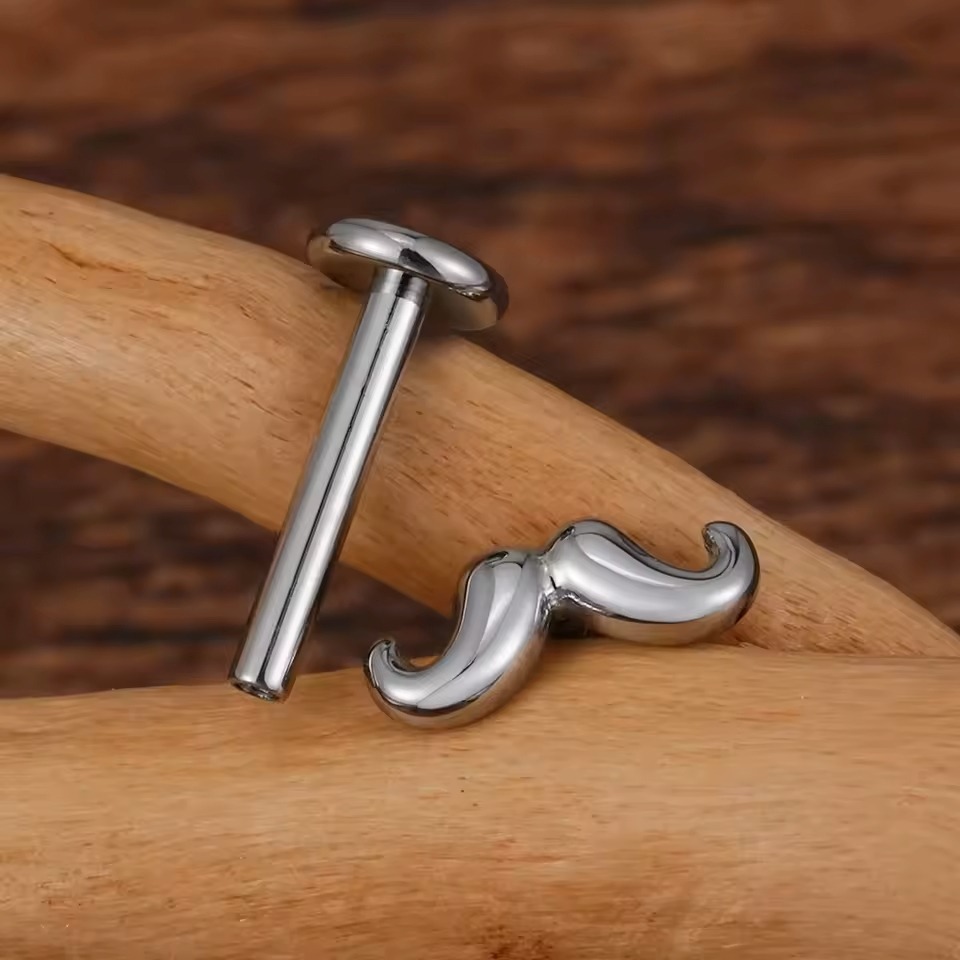 mustache - Titanium
