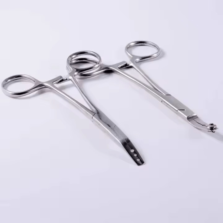 Dermal Anchor Forceps 1mm, 1.2mm & 1.6mm Holes - Tools