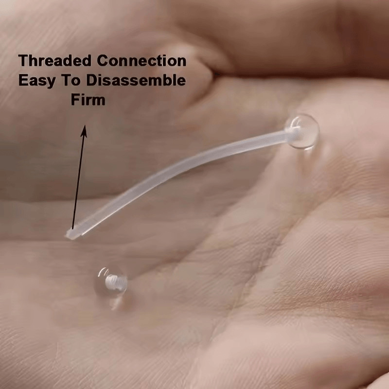 Clear Piercing Retainers - Industrial