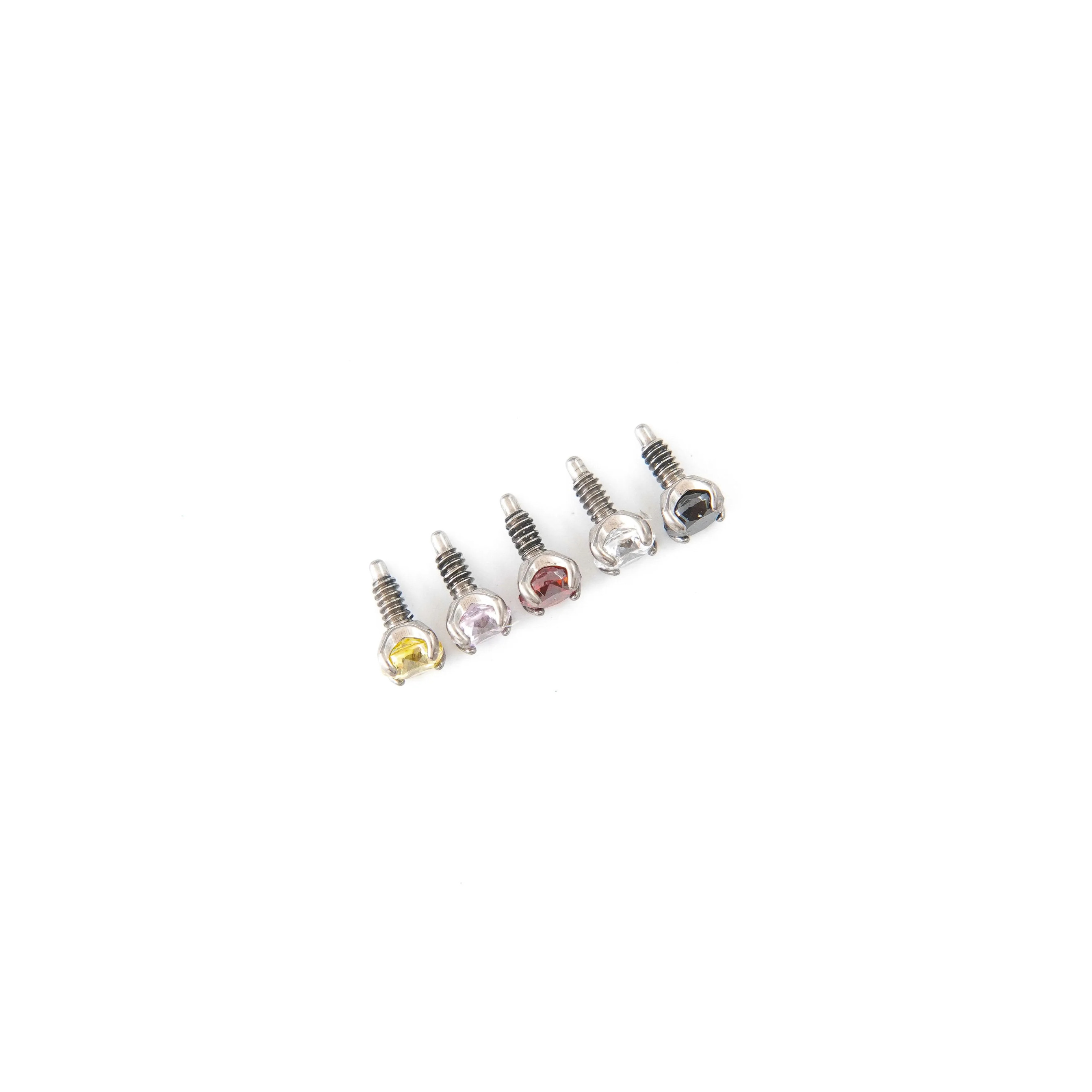 2mm Gem Piercing Replacement (just Top) - Titanium