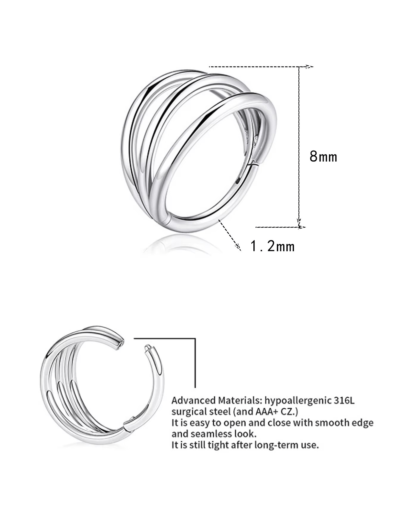 3 Row Rings - Clicker